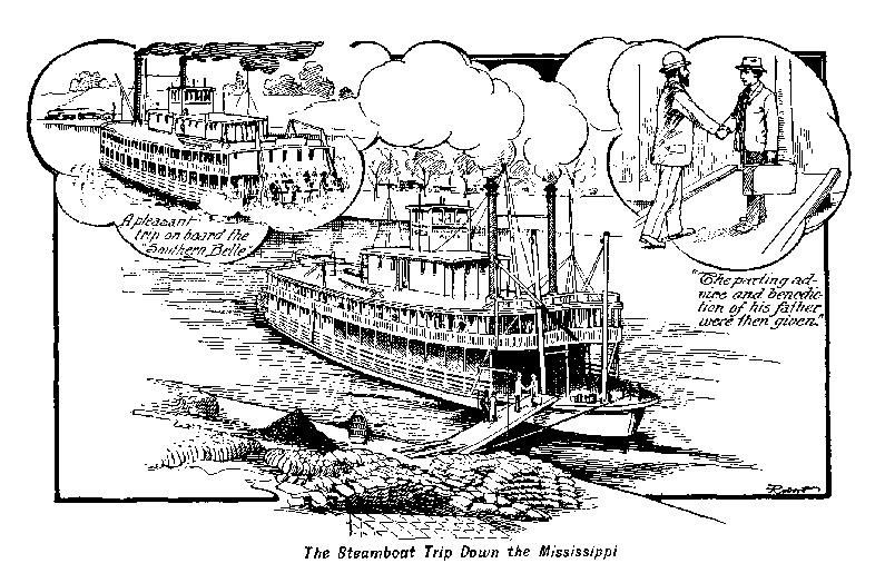 [Illustration: <i>The Steamboat Trip Down the Mississippi</i>.]