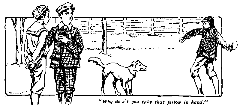 [Illustration: "<i>Why don't you take that fellow in hand</i>."]